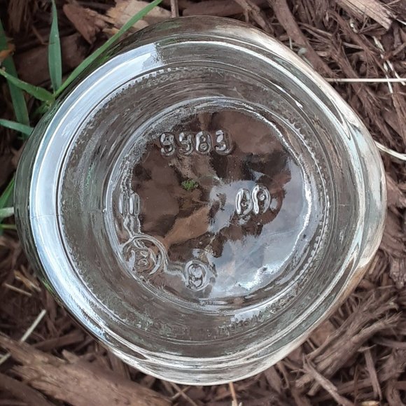 Classico Atlas Mason Jar Square 20 oz Clear Glass Dry Kitchen Craft Room Storage - Picture 8 of 12